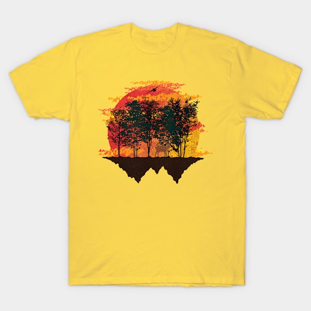 evening view T-Shirt by berwies